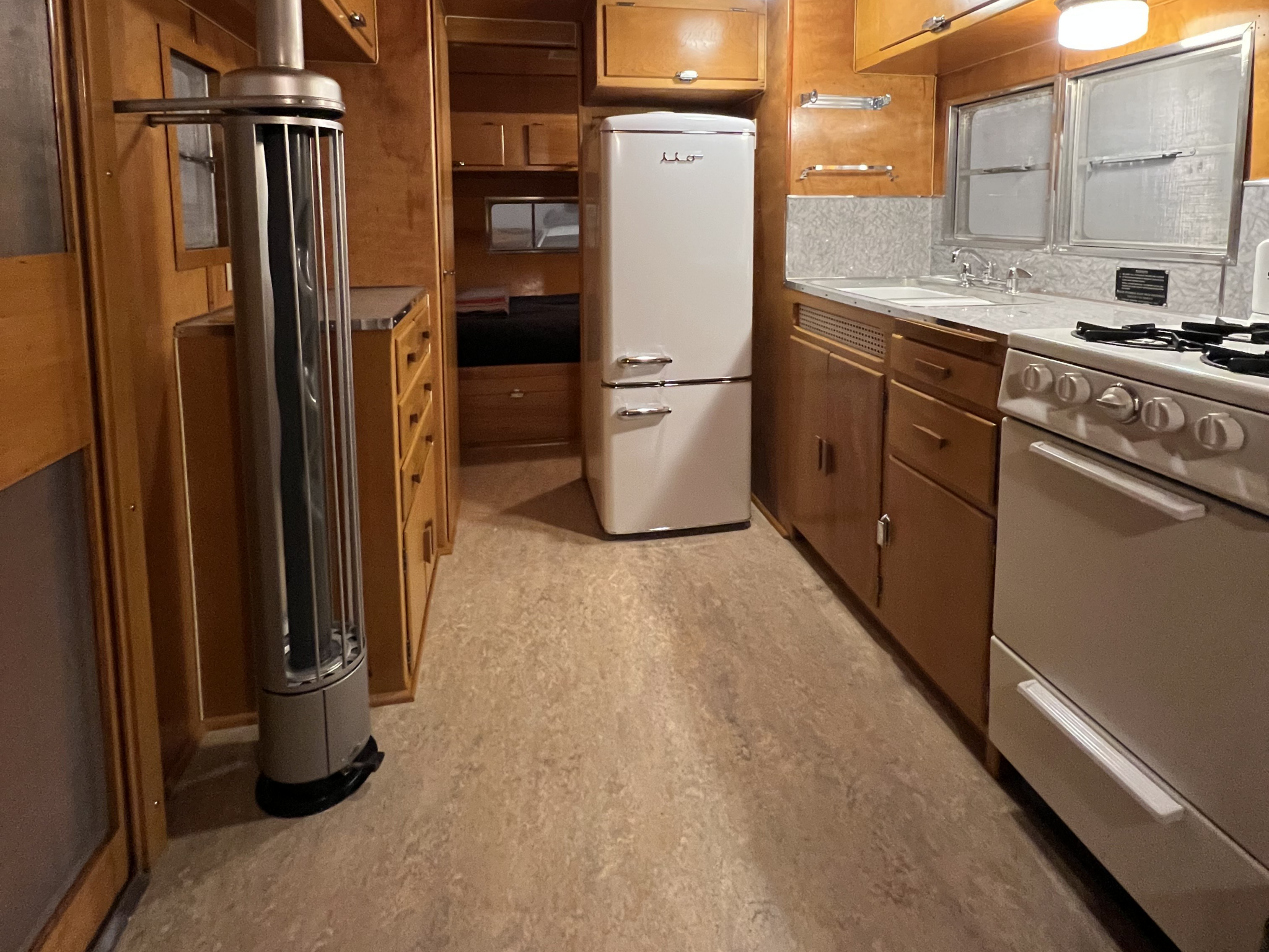 Why Marmoleum Flooring is Perfect for Vintage Trailers - Vintage Camper ...