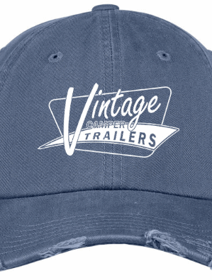 Distressed Camping Caps - Scotsman Blue