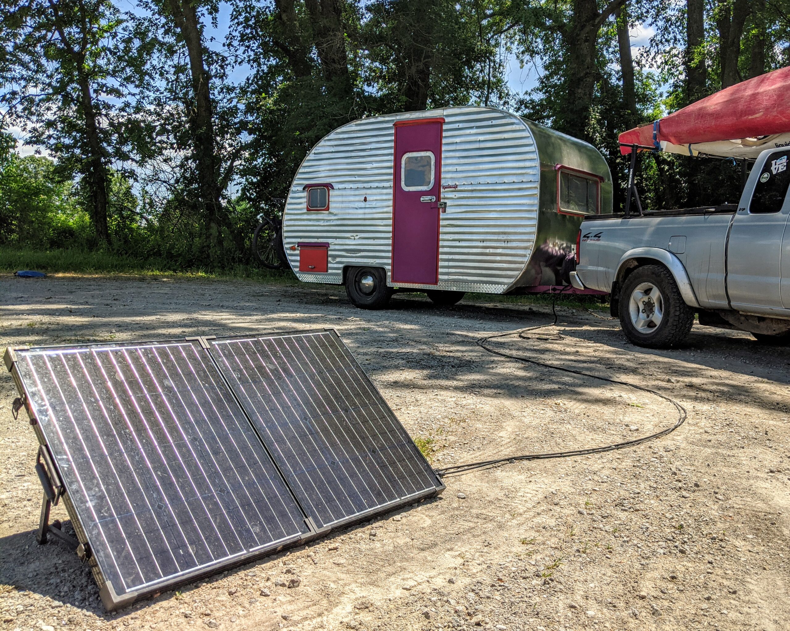 Our Vintage Trailer Gets a Modern Solar Upgrade