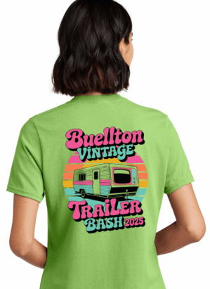 Buellton Bash 2025 Ladies V Neck-Lime