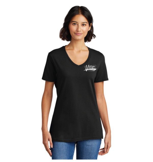 Trailers of Mystery Ladies V Neck - Image 2